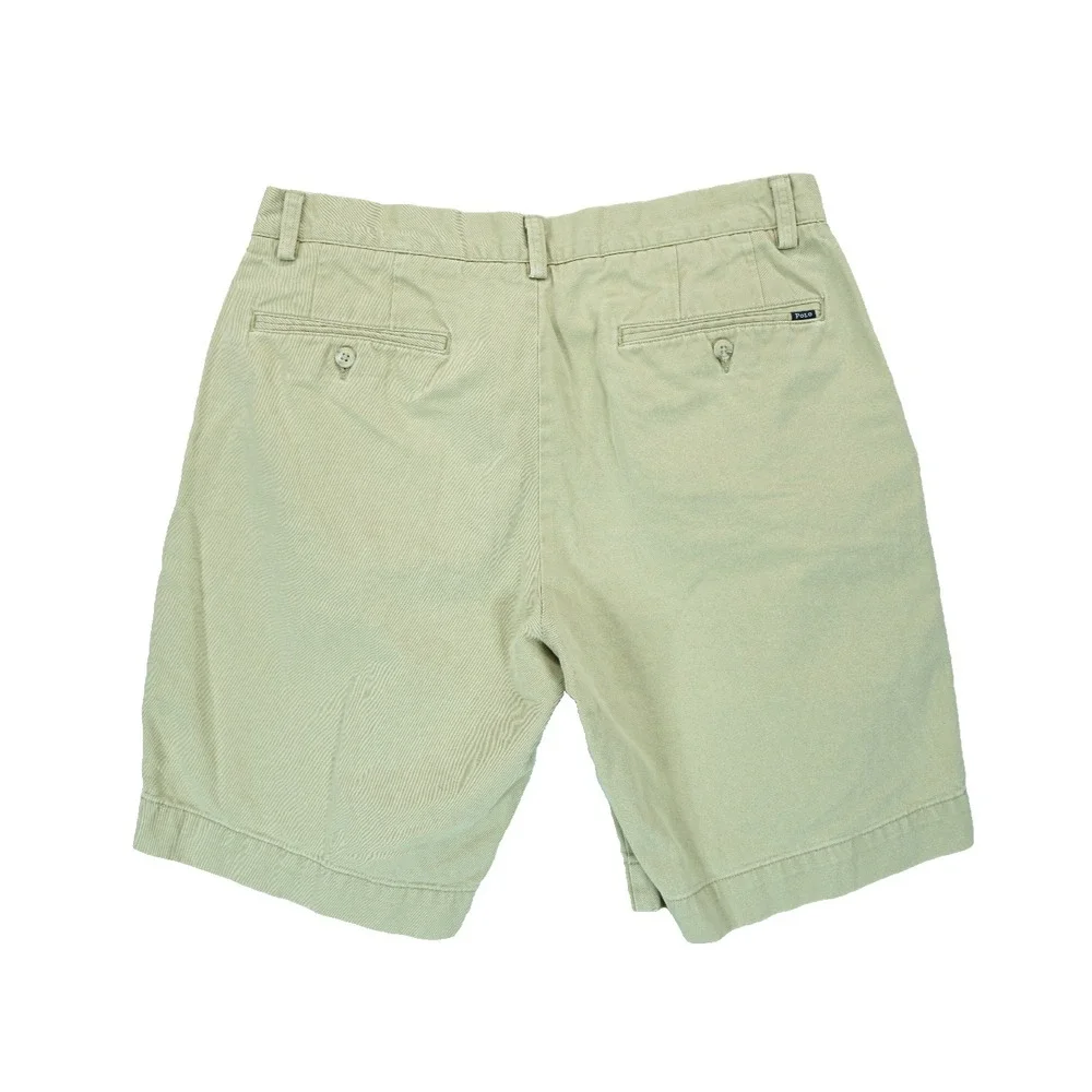 Polo Ralph Lauren Shorts‎ Men 32 Beige Tan Chino Golfer Hike Fish Camper
